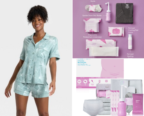 My Postpartum Care Favorites cover photo collage