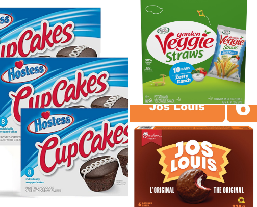 Snacks cover photo collage