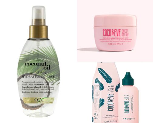 Healthy hair essentials 🎀 cover photo collage