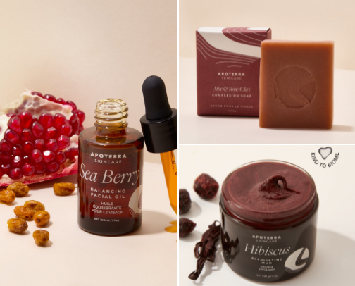 transformative skincare products with power-packed ingredients cover photo collage