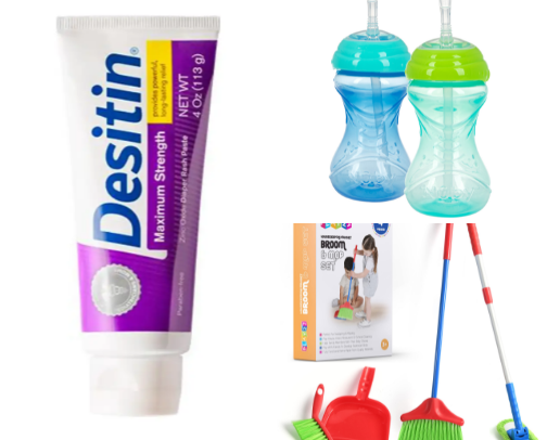 Baby items cover photo collage