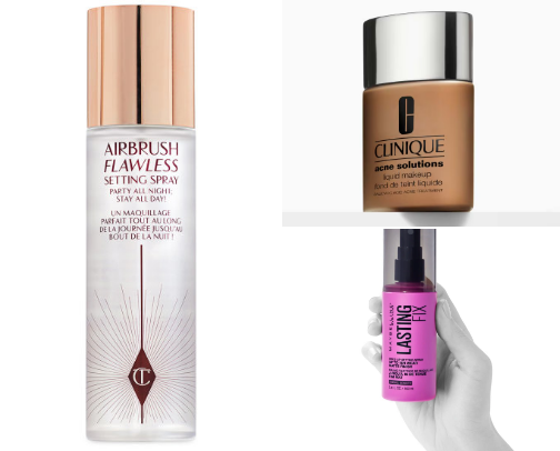 AcneSafeMakeup cover photo collage