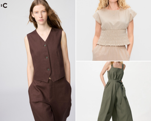 Linen must haves cover photo collage