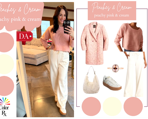 Peaches & Cream cover photo collage