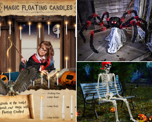 Viral & Voted: 21 Must-Have Kids Halloween Decor, Costumes & Easy Snack Finds cover photo collage