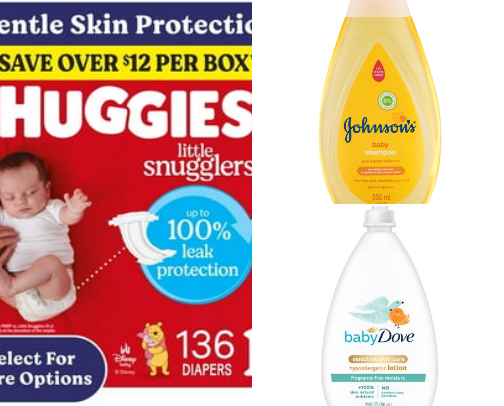 Baby products cover photo collage
