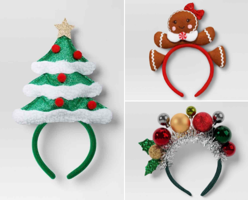 Christmas accessories cover photo collage