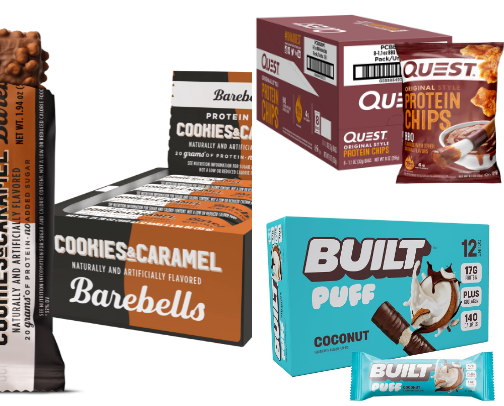 High Protein Snacks cover photo collage