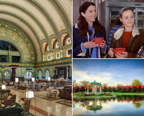 Eat the Gilmore girls' food pyramid in STL cover photo collage