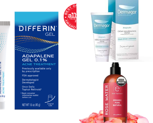 Acne-Friendly Skincare cover photo collage