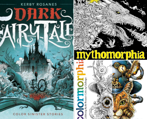 Coloring books cover photo collage