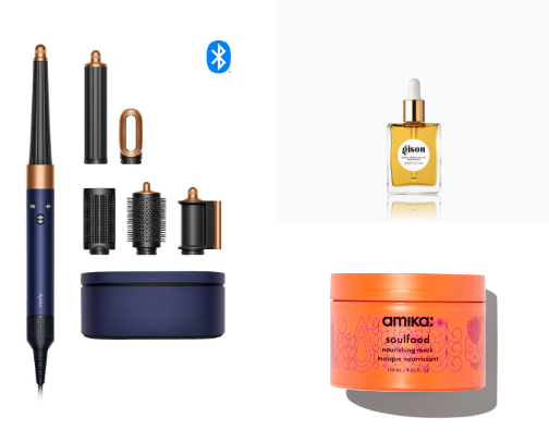 My favorite hair products 💇‍♀️🍯🎀 cover photo collage