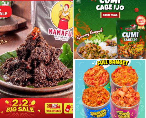 The Ultimate Survival Kit: Indonesian Food Ready to Eat cover photo collage