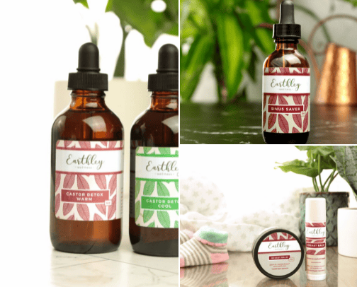Earthley products my family love! cover photo collage