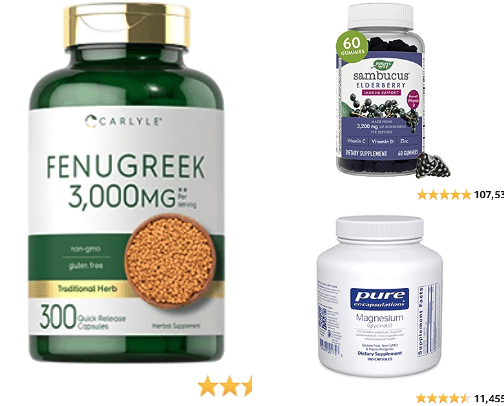 Vitamins and Suppliments cover photo collage