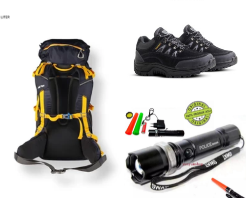 Camping cover photo collage