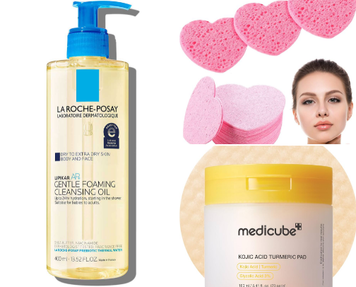 Updated Skincare Routine❤️❤️ cover photo collage