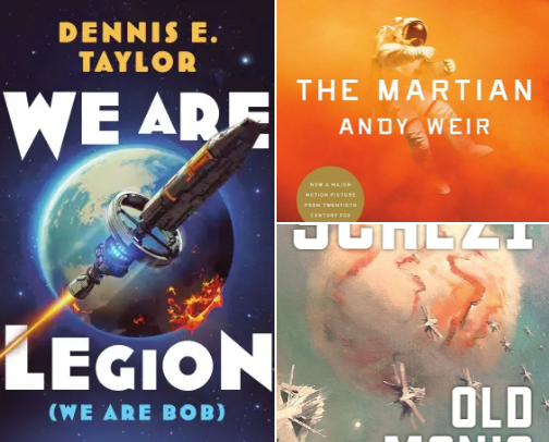 Great Sci-Fi Books cover photo collage