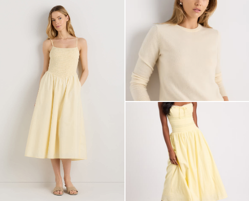 Yellow Finds for Soft Summers cover photo collage
