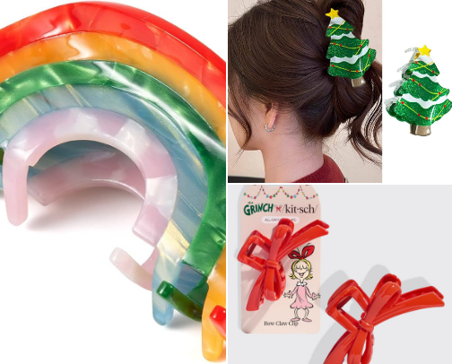 Quirky Claw Clips - Perfect as stocking stuffers! cover photo collage