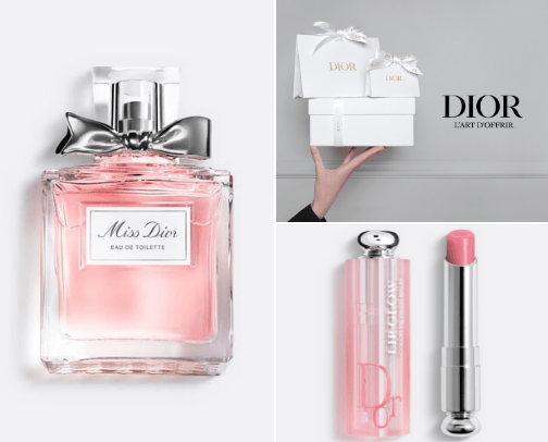 Dior makeup cover photo collage