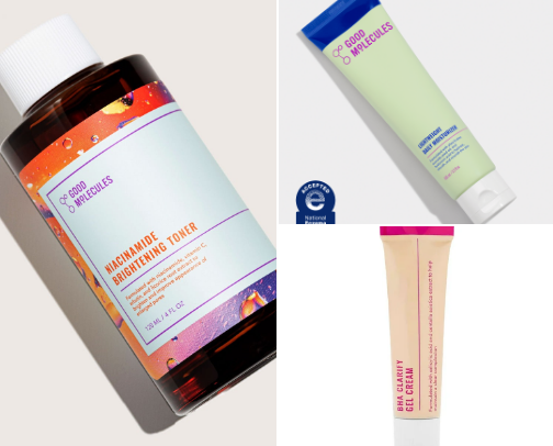 Skincare cover photo collage