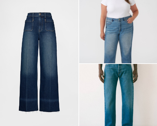 Denim, casual or dressy… cover photo collage