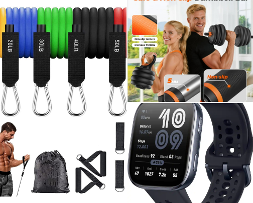 New Year, New You: Fitness & Wellness Essential cover photo collage