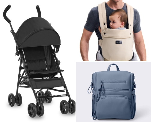 21 Best Travel Gear for Flying With a Baby (Tested on 8 Flights) cover photo collage