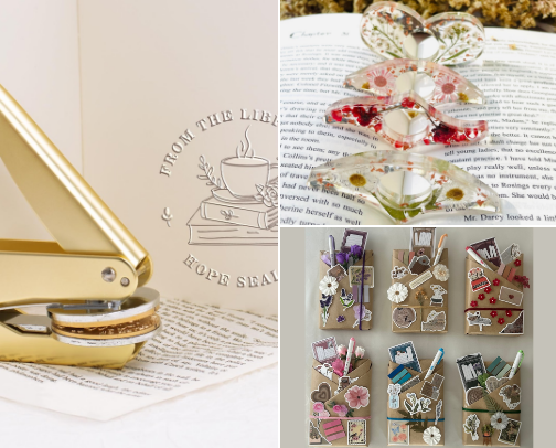 Cozy reading book staples cover photo collage