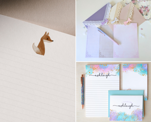 pen pal gifts 2026: stationery and snail mail gift sets cover photo collage