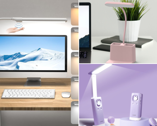 Light Your Desk cover photo collage