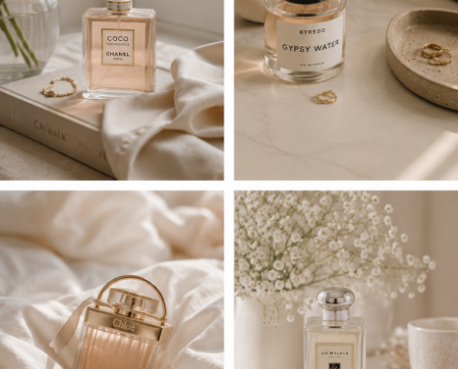Best Clean Girl Aesthetic Perfumes for the Office cover photo collage