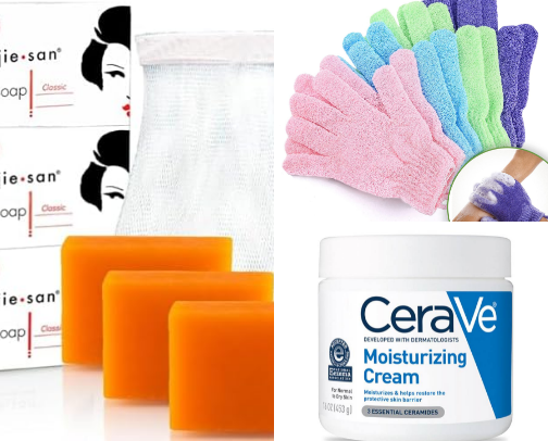 Skin Care Products cover photo collage