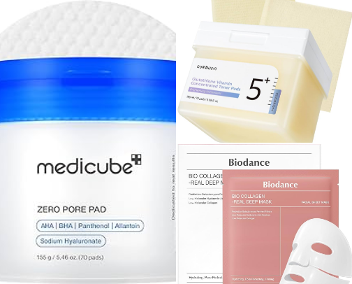 Korean Skincare Products For GLASS SKIN cover photo collage