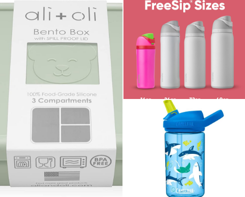 kid lunches cover photo collage