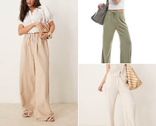 Women Linen Dress Collection cover photo collage