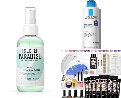 Quality beauty products on a budget cover photo collage