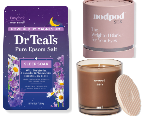 Self-Care Essentials for Stressful Days cover photo collage