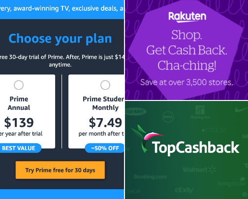 Money-Saving Tools: Cashback, Coupons, Budget Apps + Smart Shopping cover photo collage