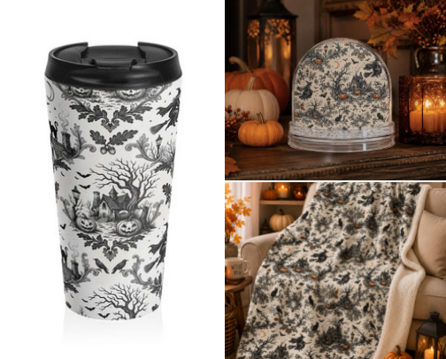 Spark up your Halloween with some great unique items! cover photo collage