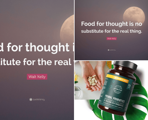 Healthy habits cover photo collage
