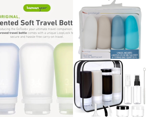 Travel Bottles That Finally Stopped Leaking All Over My Suitcase cover photo collage