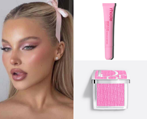 Babydoll Pink Dream Makeup 🎀 cover photo collage
