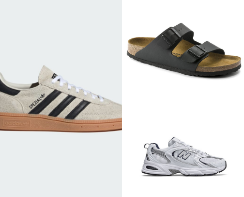 Trendy cute shoes cover photo collage