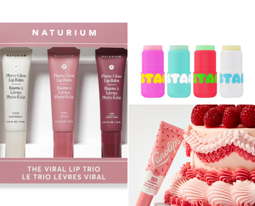 Lip Balms without Beeswax or Castor Oil cover photo collage