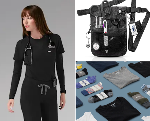 Comfort That Works as Hard as You Do: Gear Designed for Healthcare Professionals cover photo collage