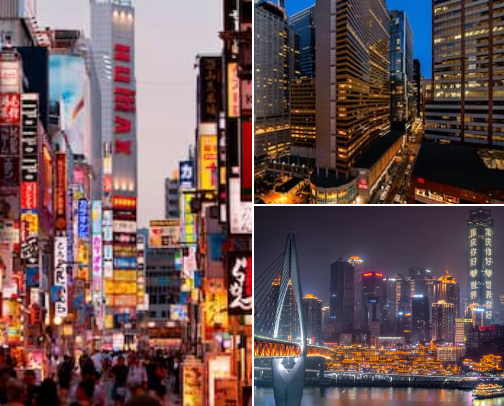 Cities for Girls Who Romanticize Disappearing cover photo collage