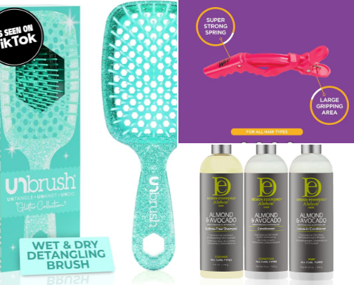 Curly Hair Essentials cover photo collage