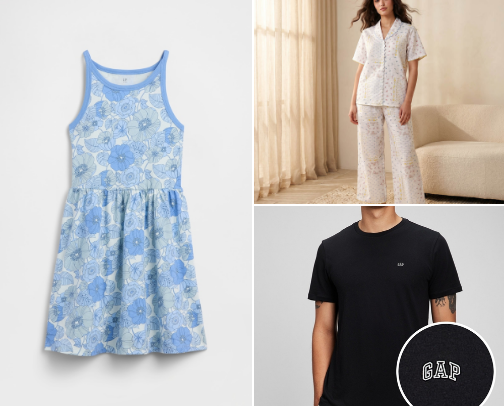 Gap kids/ family fastion cover photo collage